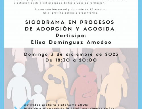 VUELVE LA 4ª EDICIÓN DE COLOQUIOS DE SICODRAMA 2023-2024